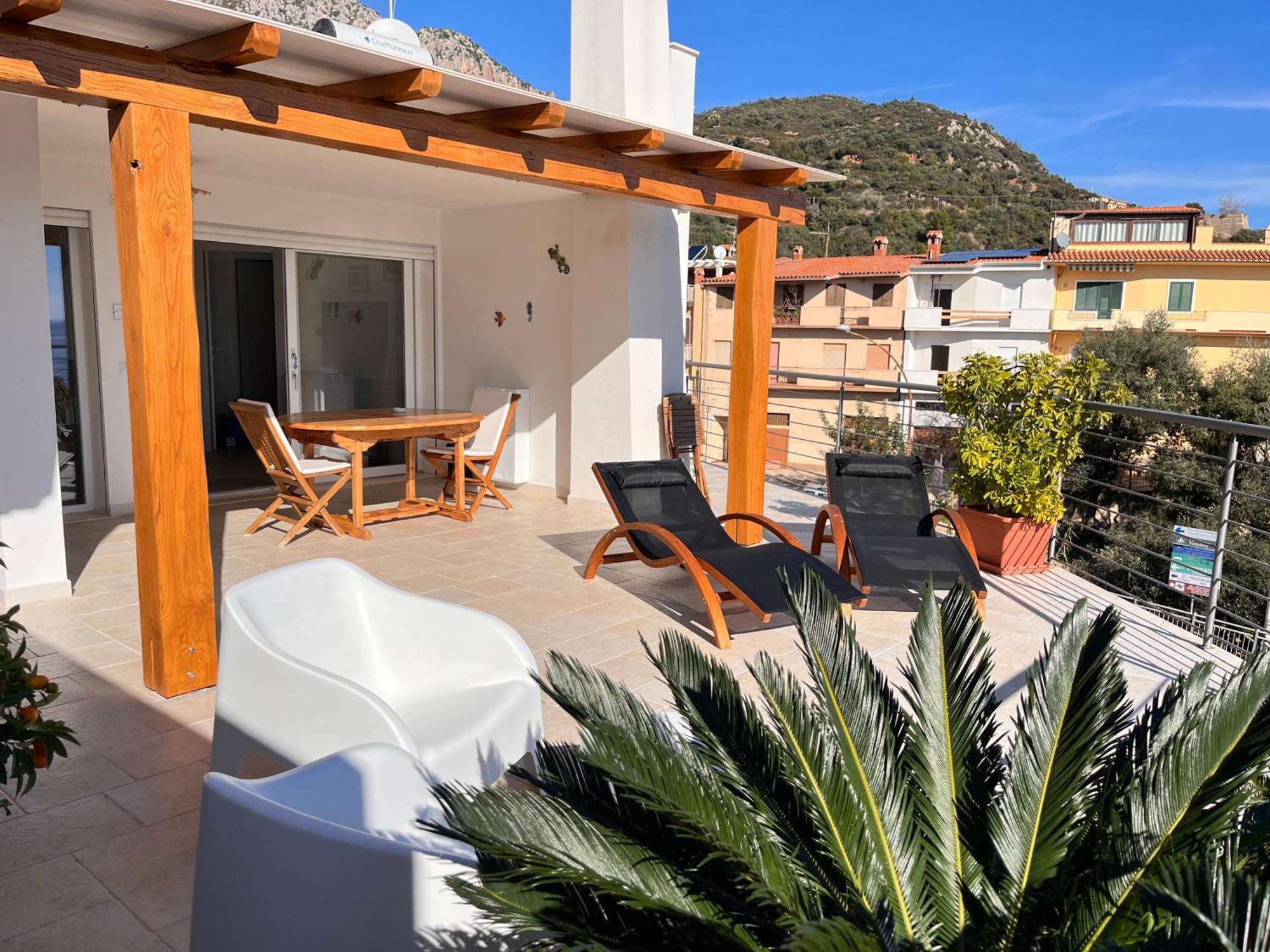 Sea House Iun Q7317 Apartman Santa Maria Navarrese Kültér fotó